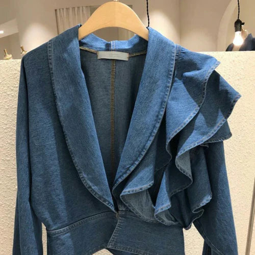 Celia - Chic Denim Blazer