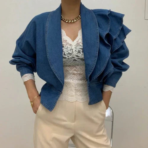 Celia - Chic Denim Blazer