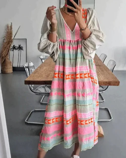 Cassandra - Long Sleeve Midi Dress