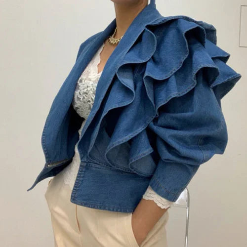 Celia - Chic Denim Blazer